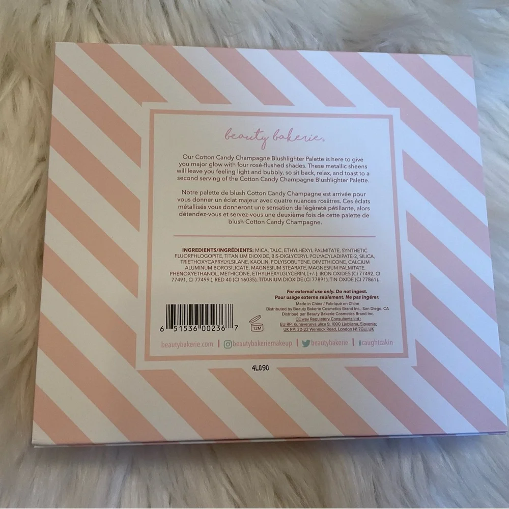 Beauty Bakerie Cotton Candy Champagne Blush Palette - New in Box